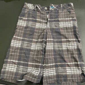 Tony Hawk hybrid shorts. Brown and white size kids 18
